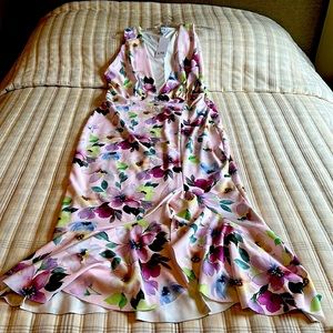 LTS Long Tall Sally Lavender Scuba MIDI Dress